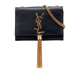 Saint Laurent Small Leather Monogram Kate Tassel Crossbody